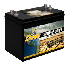 Crown 24SDC-XD 12V 500 CCA 45lb Group 24 Severe Duty Deep Cycle battery.