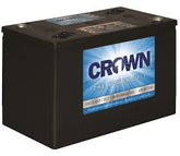 Crown 6CRV215 6-volt 215Ah AGM maintenance-free battery, Group 6V-27