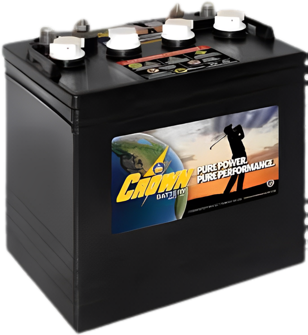 Crown CR-150 8-volt 150Ah flooded deep cycle battery for golf carts and solar