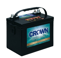 Crown CRV24M 12V 750 CCA 52lb sealed AGM marine starter battery.