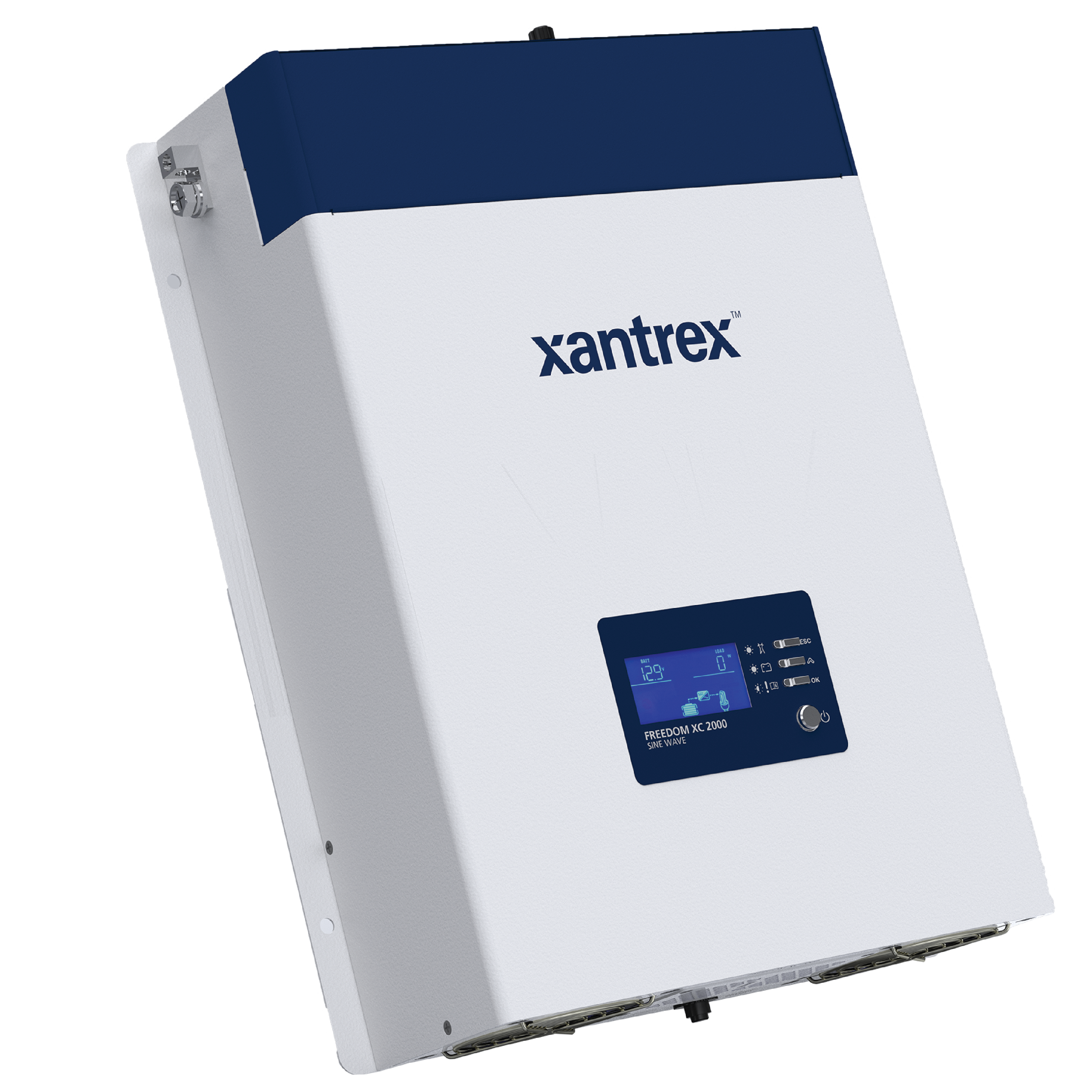 Xantrex Freedom XC 2000W 12V Inverter Charger 817-2080 with 80 Amp Lithium Battery Charger.