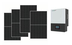 8.6kW Solar Kit with Luxpower 12k Hybrid Inverter, 16 Longi 540W Bifacial Panels, and 50ft 10AWG MC4 Cables