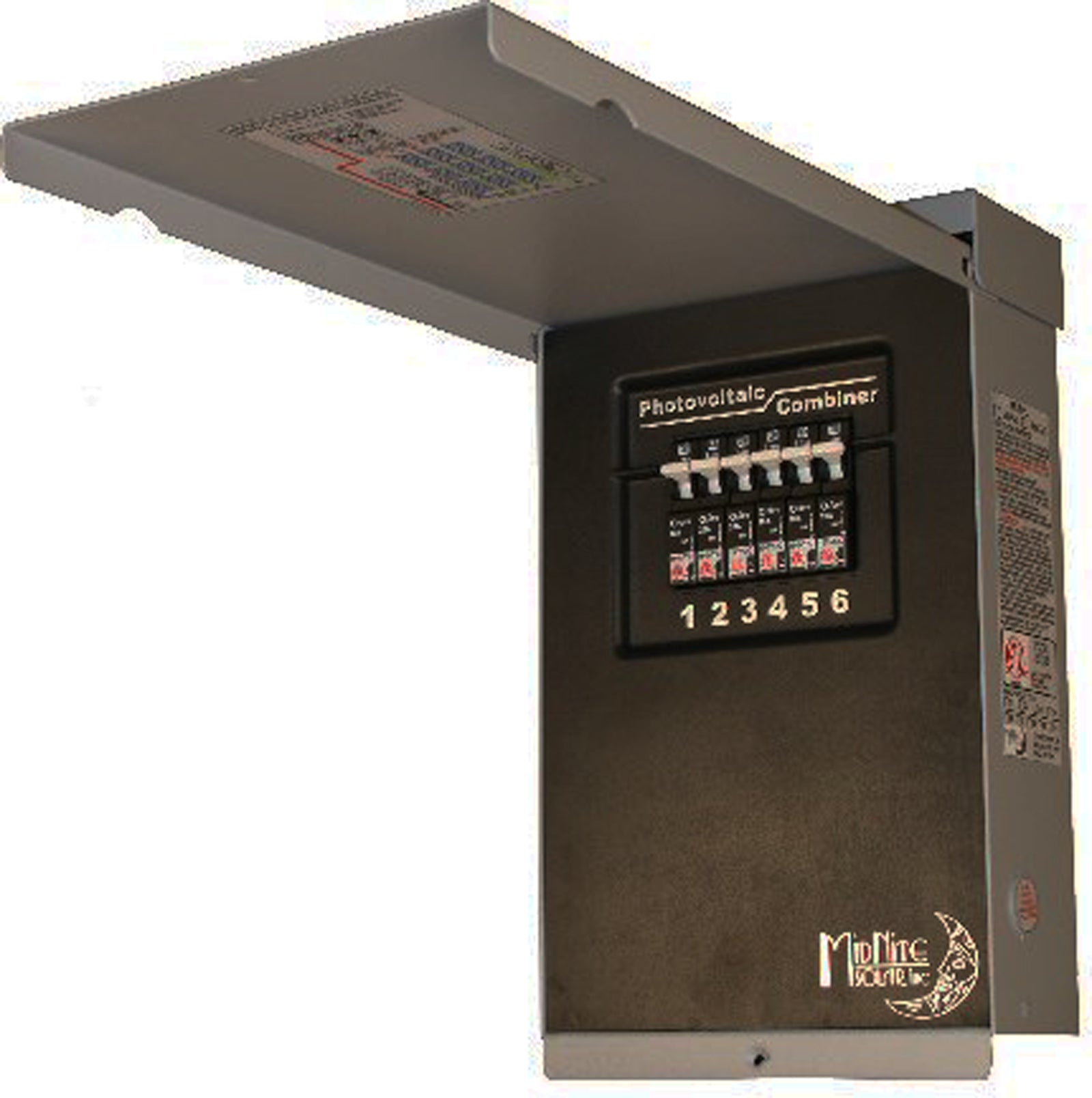 MidNite Solar MNPV6 Aluminum 6-String Combiner Box Enclosure NEMA 3R