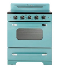 Unique Classic Retro 30 in. 3.9 cu. ft. Electric Convection Range with 5-Element Cooktop