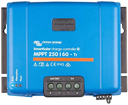 Victron Energy SmartSolar MPPT 250/60-Tr 60-Amp Solar Charge Controller SCC125060221 with 250VDC input and Bluetooth