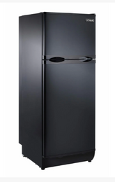 Unique 10 cu. ft. propane refrigerator in Black for off-grid kitchen