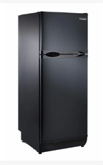 Unique 10 cu. ft. direct vent propane refrigerator with outdoor exhaust kit for off-grid cabins