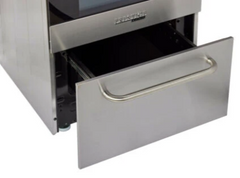 Unique Prestige 20 in. Electric Convection Range with Ceramic Glass Top - Stainless Steel