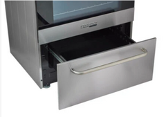 Unique Prestige 24 in. 2.3 cu. ft. Electric Convection Range with Ceramic Glass Top - Stainless Steel