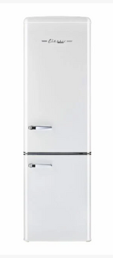 Unique Classic Retro UGP-275L AC 8.7 cu.ft Refrigerator in Marshmallow White