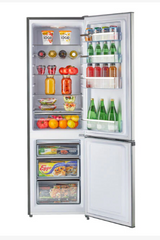 Unique Prestige Refrigerator Interior with Glass Shelves and Adjustable Wine Rack