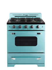 Unique 30" Classic Retro Gas Range with Convection Oven - UGP-30CR