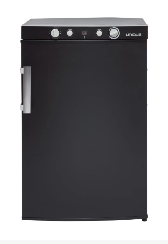 Unique UGP-3 SM 3 Cubic Foot 3-Way Propane Refrigerator in Black