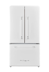 Unique Classic Retro 36 in. 21.4 cu. ft. French Door Refrigerator with Ice Maker - UGP-595L AC