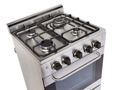 Unique Prestige 24" Stainless Steel Off-Grid Convection Gas Range - UGP-24V PC1 SS