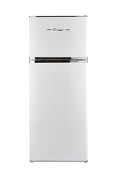 Unique UGP-385L CR W 14.0 cu.ft Classic Retro Solar DC Refrigerator Marshmallow White
