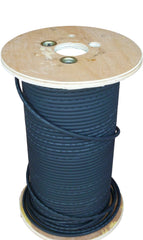 200M (656ft) 10 AWG Solar PV Cable - Black | High-Conductivity Bulk Photovoltaic Wire