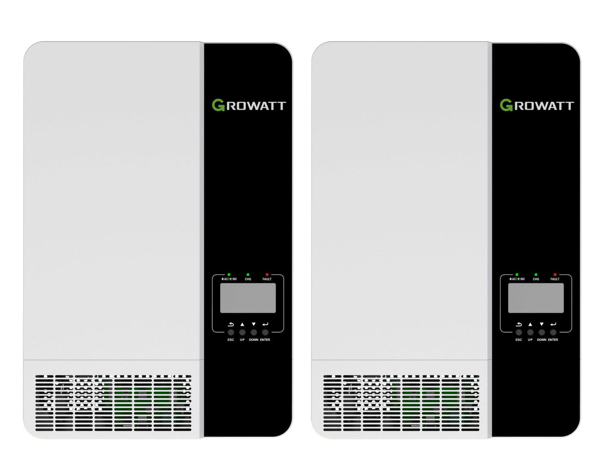 Growatt 7000W 48V 120/240VAC Split Phase All-In-One MPPT Inverter/Charger WiFi