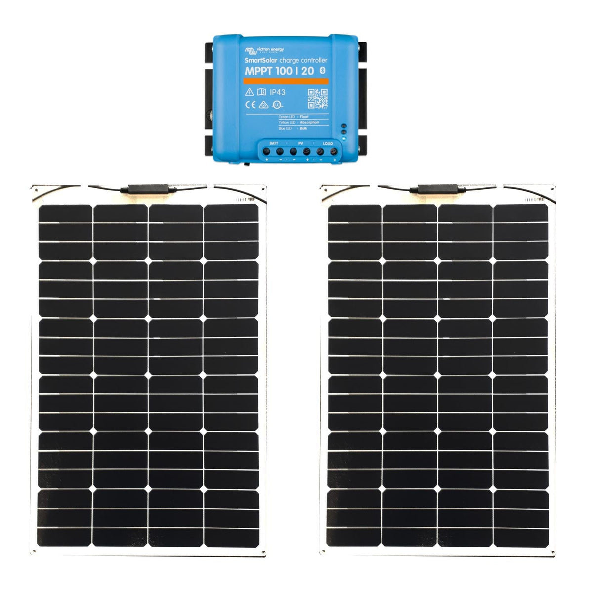 2 x 90W Semi Flexible Solar Kit