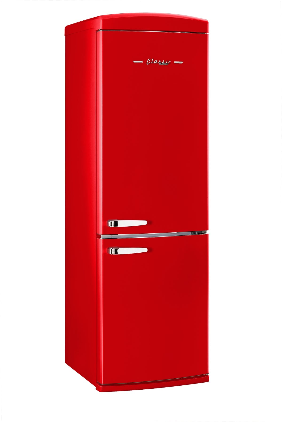 Unique UGP-340L R AC Candy Apple Red 12 cu ft. fridge