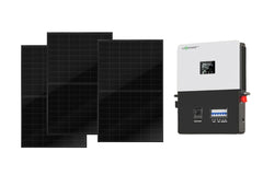 5.28kW Solar Kit including Luxpower 6k SNA Inverter, 12 Thornova 440W Bifacial Panels, and 50ft MC4 10AWG cables