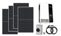 2.25kW off-grid solar kit with Growatt 3500W 48V inverter, ReneSola 450W panels, and IMO PV disconnect