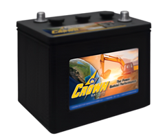 Crown 2-XD 6V 650 CCA 36lb Group 2 Heavy Duty Commercial Battery (10.38" x 6.86" x 8.75").