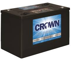 Crown 6CRV215 6-volt 215Ah AGM maintenance-free battery, Group 6V-27