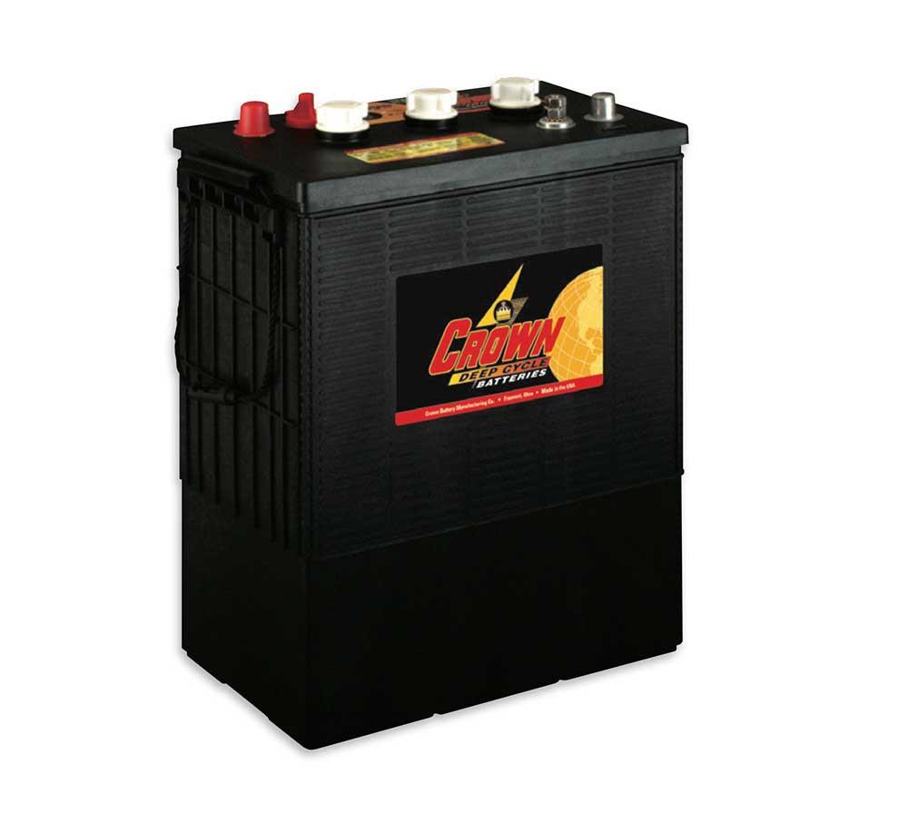 Crown CR-430 6-volt 430Ah flooded industrial deep cycle battery, Group 903