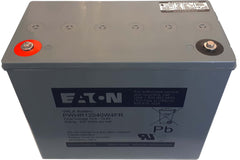Eaton 140Ah 12-volt AGM maintenance-free high-rate discharge battery for UPS and solar backup.