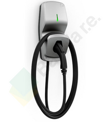 FLO Home X5 Smart EV Charger in Carbon finish featuring a rugged aluminum enclosure and 25ft heavy-duty cable.