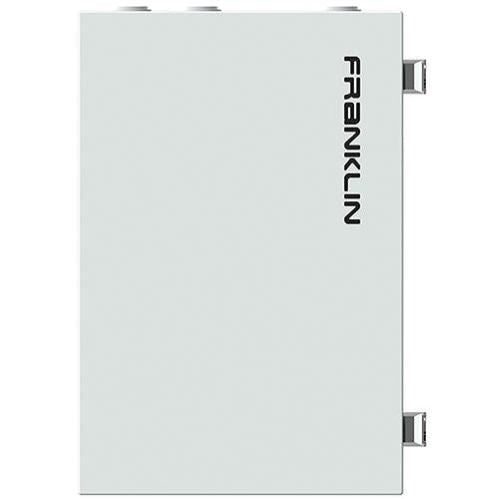 FranklinWH aPbox enclosure showing the internal components for solar string combining and rapid shutdown safety.