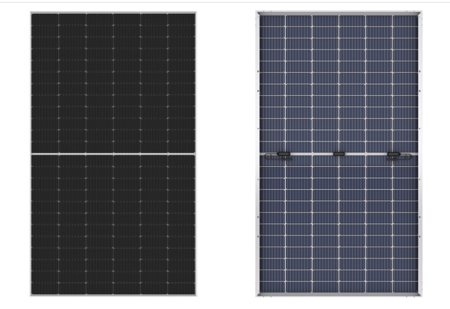 LONGi Hi-MO 5 LR5-72HBD-540M 540W Bifacial Solar Panel with dual-glass construction and silver frame.