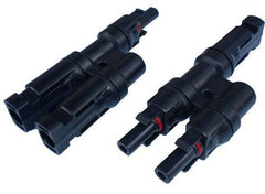 MC4 Y-Branch 2-to-1 Parallel Connectors (Male/Female Pair) | IP67 Waterproof Solar Splitter