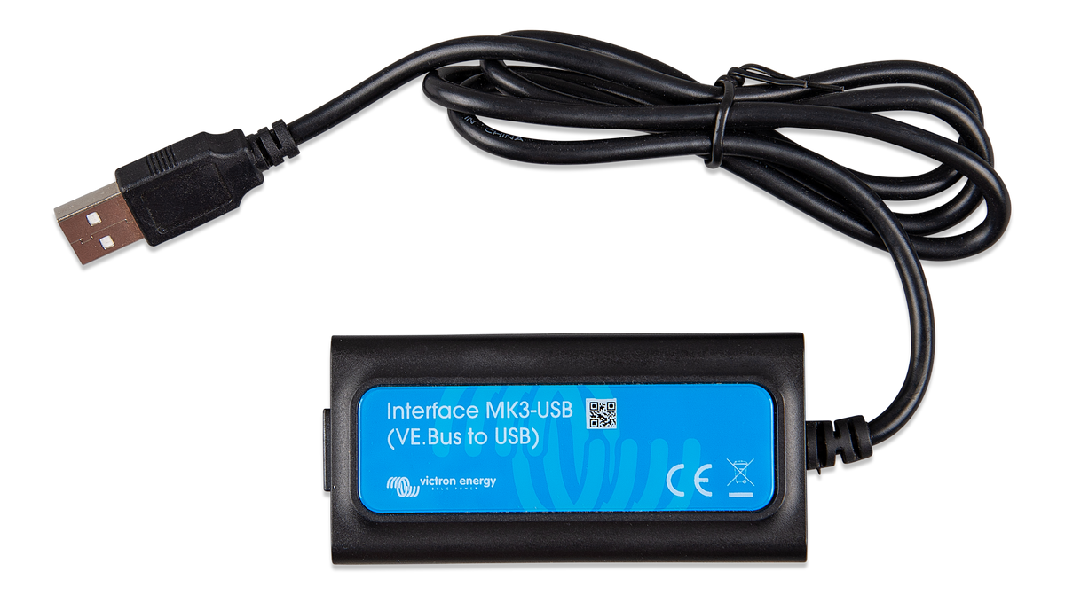 Victron MK3-USB interface cable for connecting VE.Bus inverters to a computer for programming