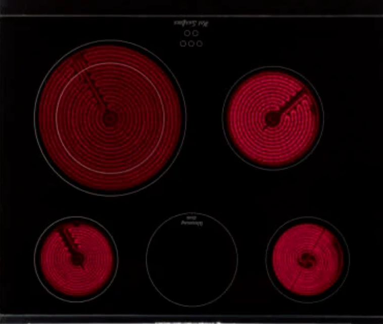 5-Element Ceramic Glass Cooktop with Warming Zone and Hot Surface Indicator