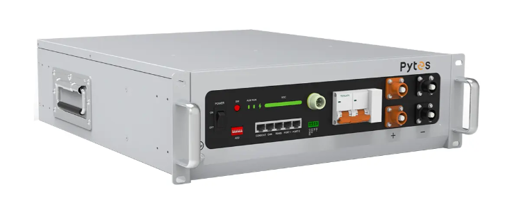 Pytes V5 Plus 5.12kWh 48V 100Ah LiFePO4 battery with Wi-Fi and self-heating capability front view