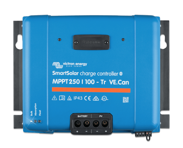 Victron Energy SmartSolar MPPT 250/100-Tr 100-Amp Solar Charge Controller SCC125110412 with 250V input and VE.Can.