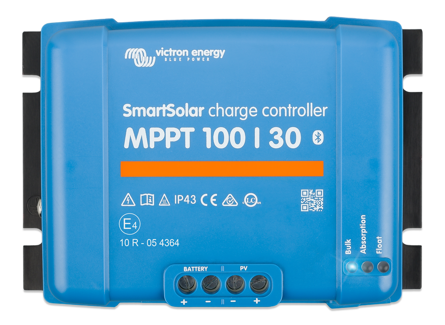 Victron Energy SmartSolar MPPT 100/30 30-Amp Solar Charge Controller with built-in Bluetooth monitoring