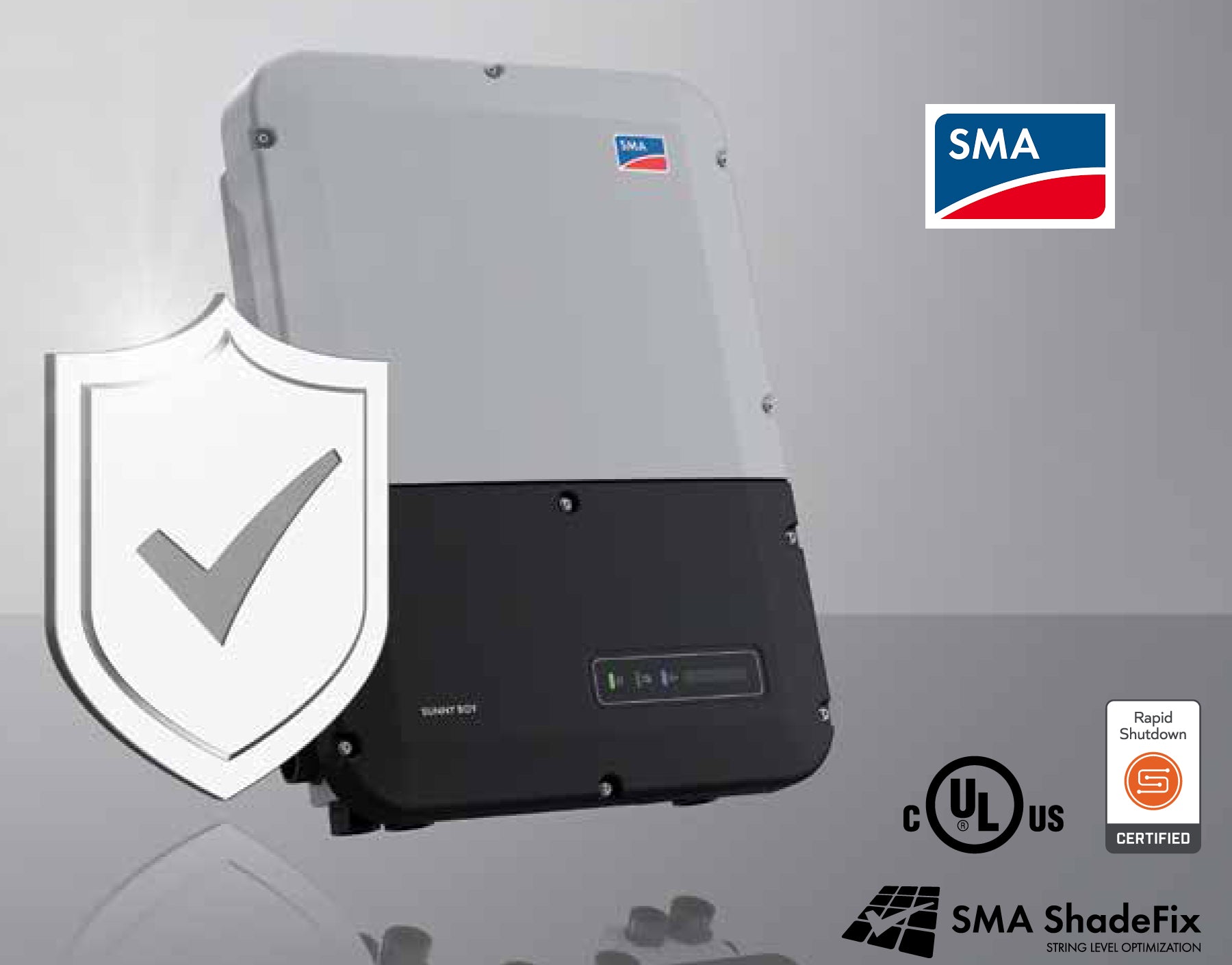 SMA Sunny Boy 3.8kW single-phase grid-tie solar inverter model SB3.8-1SP-US-41 front view