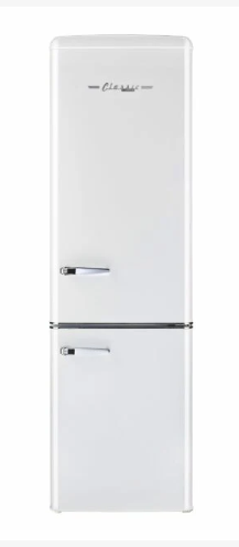 Unique Classic Retro UGP-275L AC 8.7 cu.ft Refrigerator in Marshmallow White