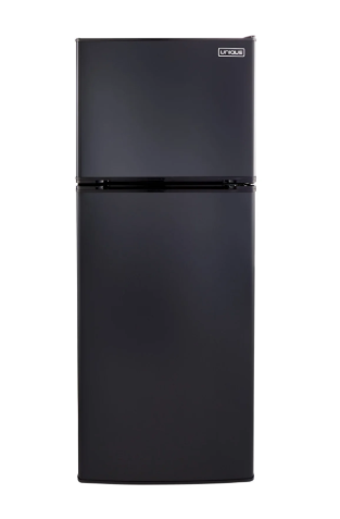 Unique UGP-290L Black 10.3 cubic foot DC-powered refrigerator and freezer for off-grid applications