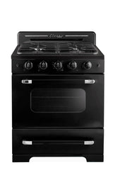 Unique 30" Classic Retro Gas Range with Convection Oven - UGP-30CR