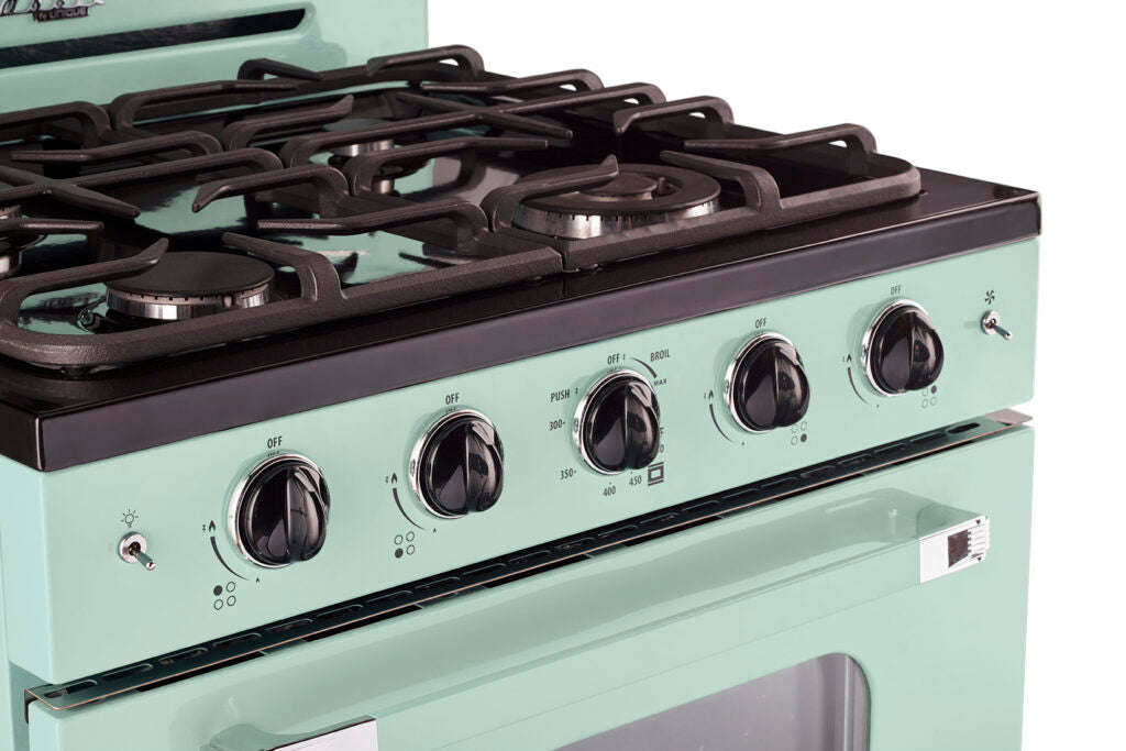 4-Burner Gas Cooktop with 13,000 BTU Power Burner and Continuous Cast Iron Grates