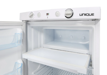 Piezo Ignition and Temperature Controls for Unique 3-Way Fridge