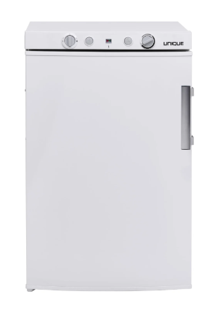 Unique UGP-3 SM 3 Cubic Foot 3-Way Propane Refrigerator in White