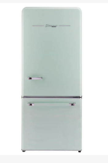 Unique Classic Retro UGP-510L AC 17.7 cu.ft Refrigerator in Summer Mint Green
