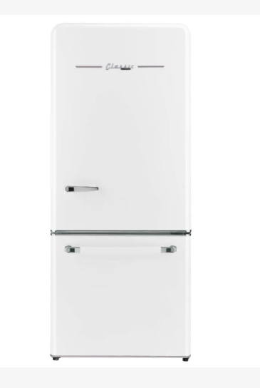 Unique Classic Retro 30 in. 17.7 cu. ft. Frost Free Refrigerator with Ice Maker UGP-510L AC
