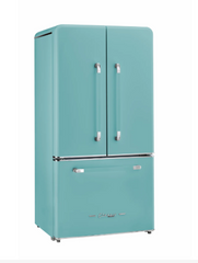 Unique Classic Retro 36 in. 21.4 cu. ft. French Door Refrigerator with Ice Maker - UGP-595L AC