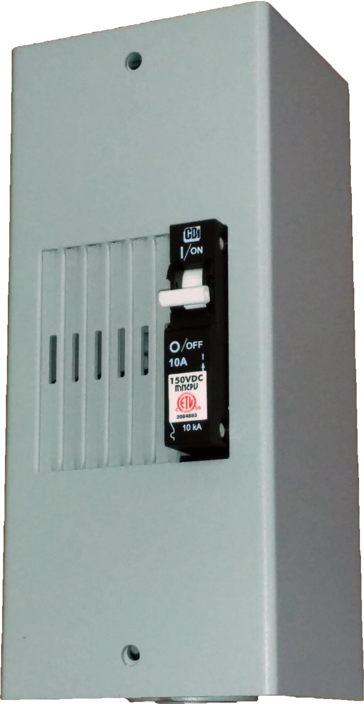 MidNite Solar Baby Box Enclosure | Compact DIN Rail DC Breaker Box | Rust-Proof Aluminum